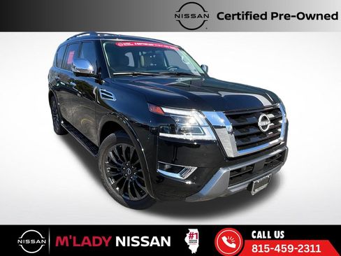 Certified 2024 Nissan Armada Platinum w/ Captain's Chairs Package AWD/4WD image 1