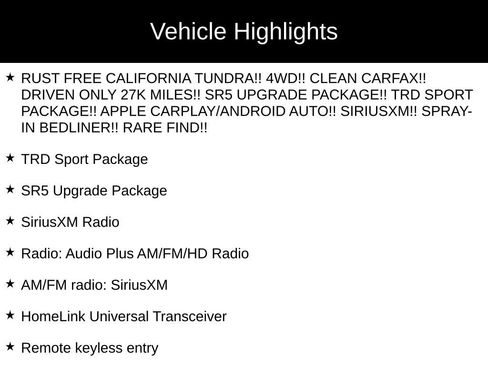 Used 2021 Toyota Tundra SR5 w/ TRD Sport Package AWD/4WD image 33
