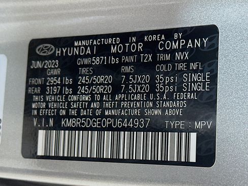 Certified 2023 Hyundai Palisade Limited w/ Cargo Package AWD/4WD image 33