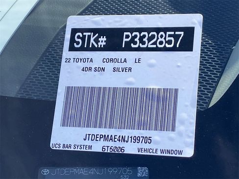 Certified 2022 Toyota Corolla LE image 36