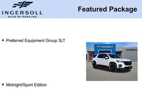 Used 2022 Chevrolet Traverse LT w/ Midnight/Sport Edition image 8