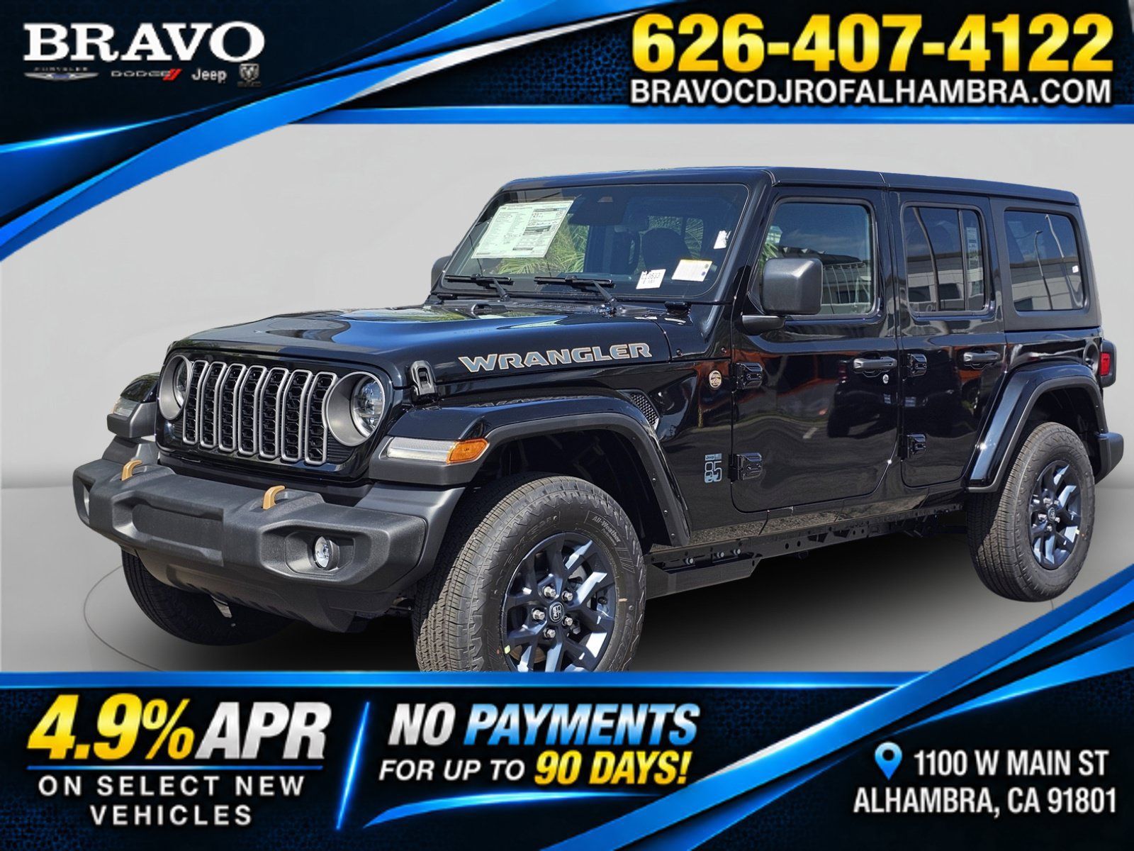 New 2026 Jeep Wrangler Unlimited Sport AWD/4WD image 1