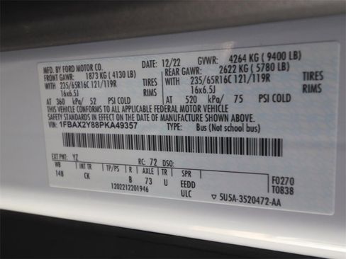 Certified 2023 Ford Transit 350 XLT image 25