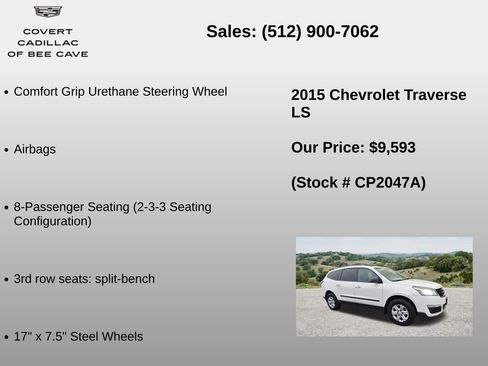 Used 2015 Chevrolet Traverse LS FWD image 18