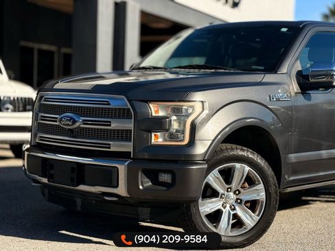 Used 2015 Ford F150 Platinum w/ Equipment Group 701A Luxury image 2