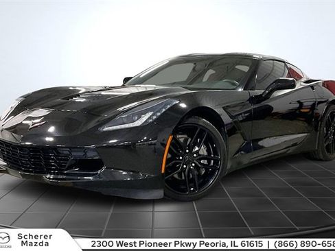 Used 2019 Chevrolet Corvette Stingray Coupe w/ Carbon Flash Badge Package image 1