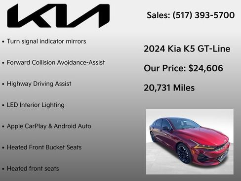 Used 2024 Kia K5 GT-Line image 22