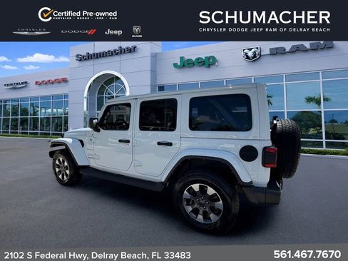 Used 2021 Jeep Wrangler Unlimited Sahara w/ Uconnect 4C Nav & Sound Group AWD/4WD image 5