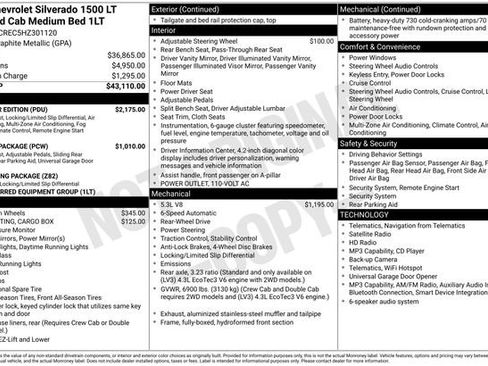 Used 2017 Chevrolet Silverado 1500 LT w/ All Star Edition RWD image 8