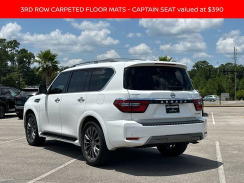 Used 2023 Nissan Armada Platinum w/ Captain's Chairs Package RWD image 3