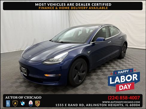 Used 2019 Tesla Model 3 Long Range AWD/4WD image 1