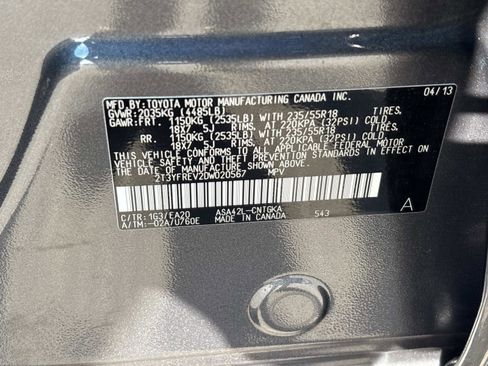 Used 2013 Toyota RAV4 Limited image 36