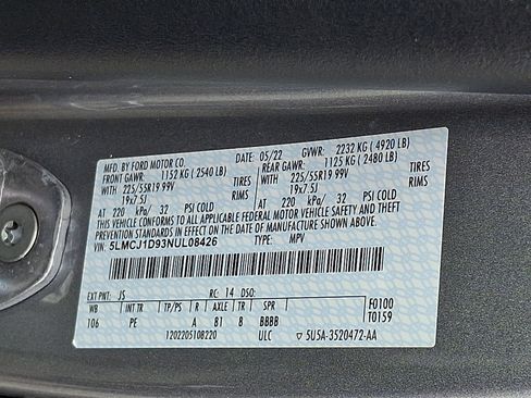 Certified 2022 Lincoln Corsair AWD w/ Premium Package image 29
