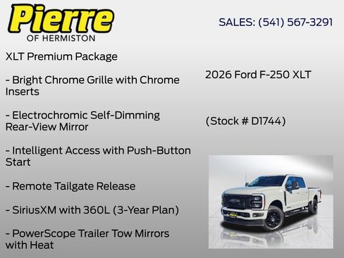 New 2026 Ford F250 XLT w/ XLT Premium Package AWD/4WD image 12