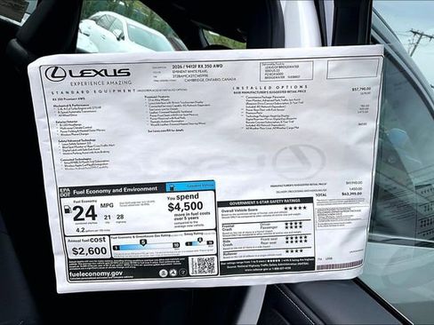 New 2026 Lexus RX 350 AWD image 13