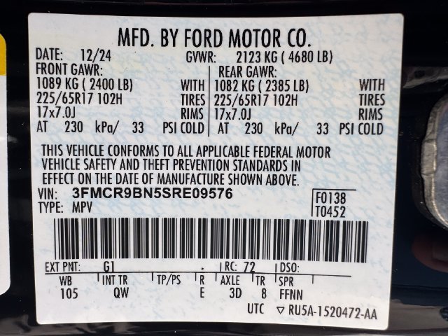 Used 2025 Ford Bronco Sport Big Bend AWD/4WD image 28