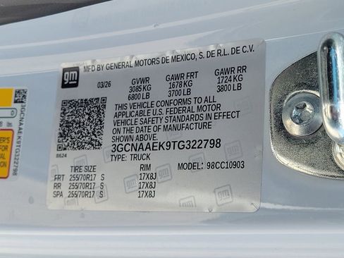 New 2026 Chevrolet Silverado 1500 W/T RWD image 28