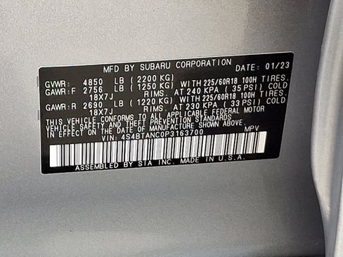 Used 2023 Subaru Outback Limited image 28