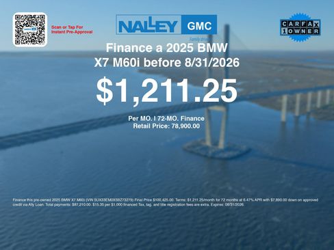 Used 2025 BMW X7 M60i AWD/4WD image 3