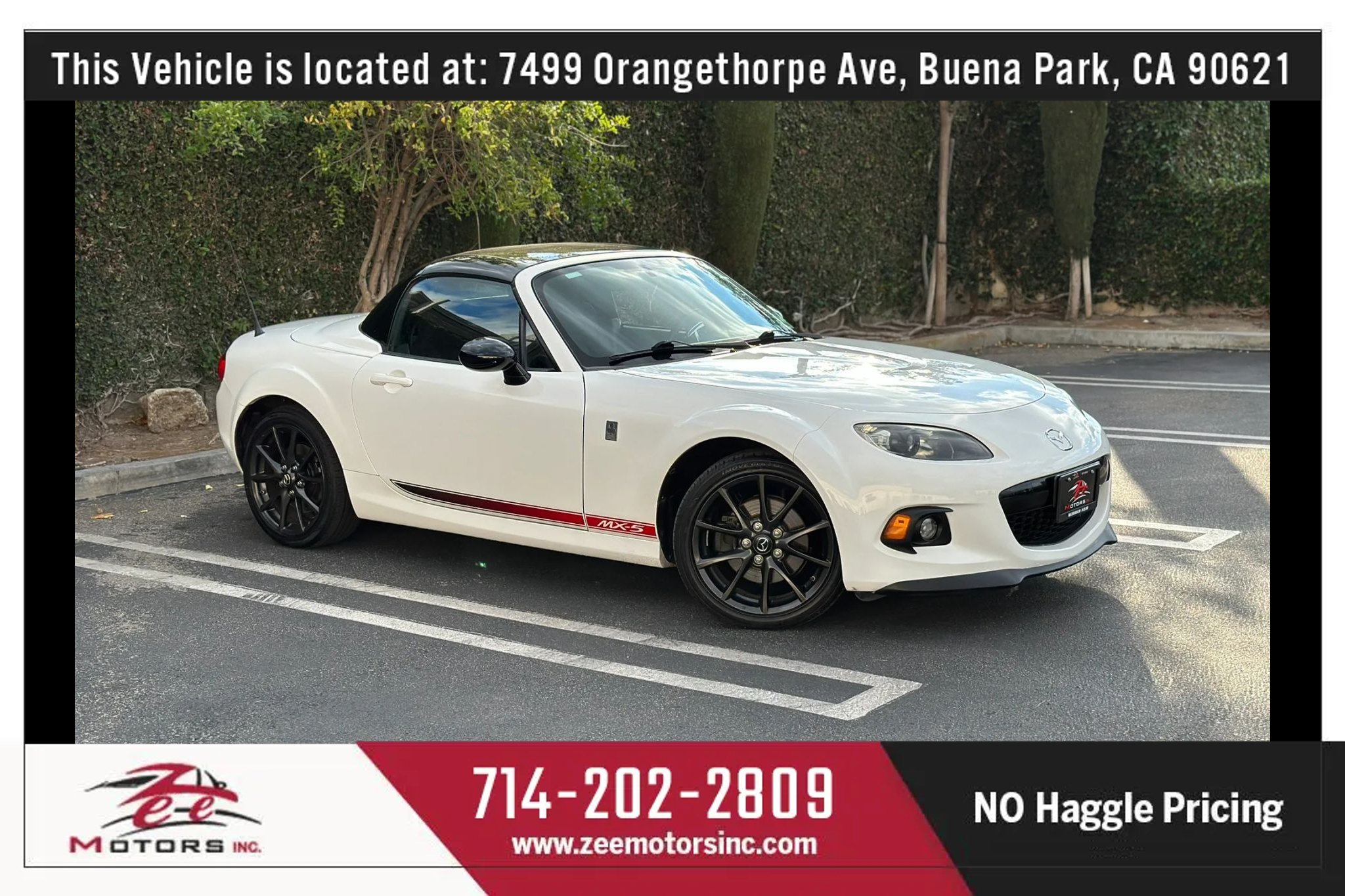 Used 2014 MAZDA MX-5 Miata Club RWD image 2