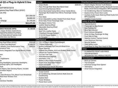 Certified 2023 Audi Q5 e Premium w/ Convenience Package AWD/4WD image 80