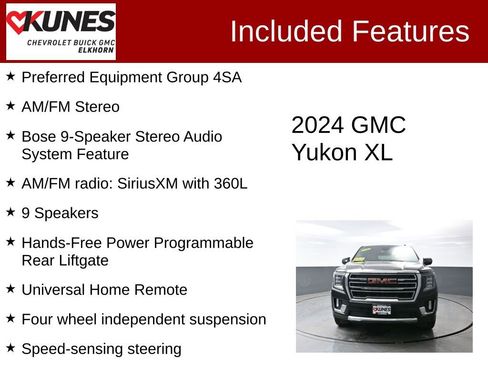 Used 2024 GMC Yukon XL SLT AWD/4WD image 3
