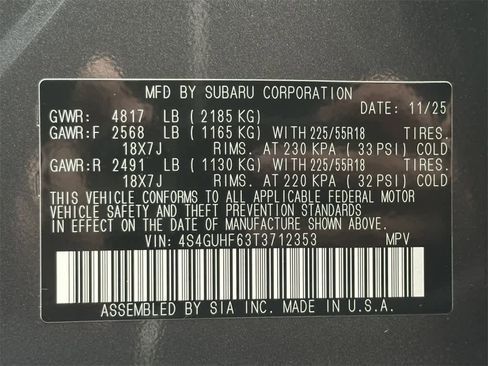 New 2026 Subaru Crosstrek 2.5i Sport image 21