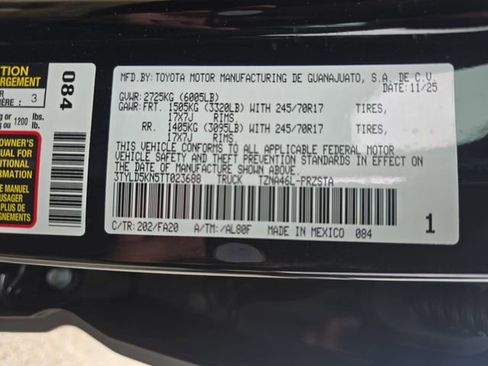 New 2026 Toyota Tacoma SR image 35