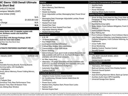 Used 2026 GMC Sierra 1500 Denali Ultimate AWD/4WD image 2