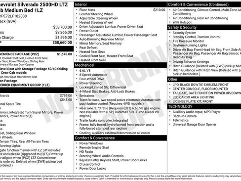 Used 2020 Chevrolet Silverado 2500 LTZ w/ LTZ Convenience Package AWD/4WD image 40