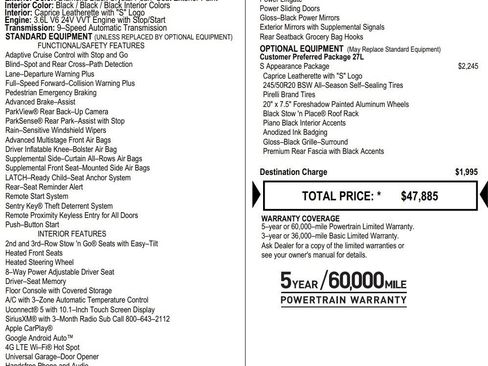 New 2026 Chrysler Pacifica Select w/ S Appearance Package image 2