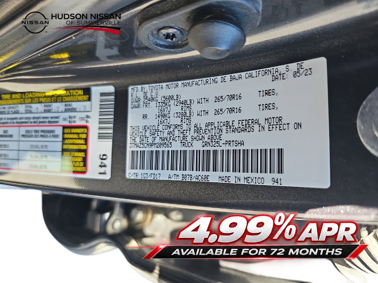 Used 2023 Toyota Tacoma TRD Off-Road RWD image 32