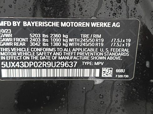 Certified 2024 BMW X3 sDrive30i w/ Convenience Package RWD image 30