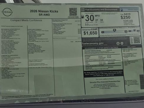 New 2026 Nissan Kicks SR w/ Cold Weather Package image 38