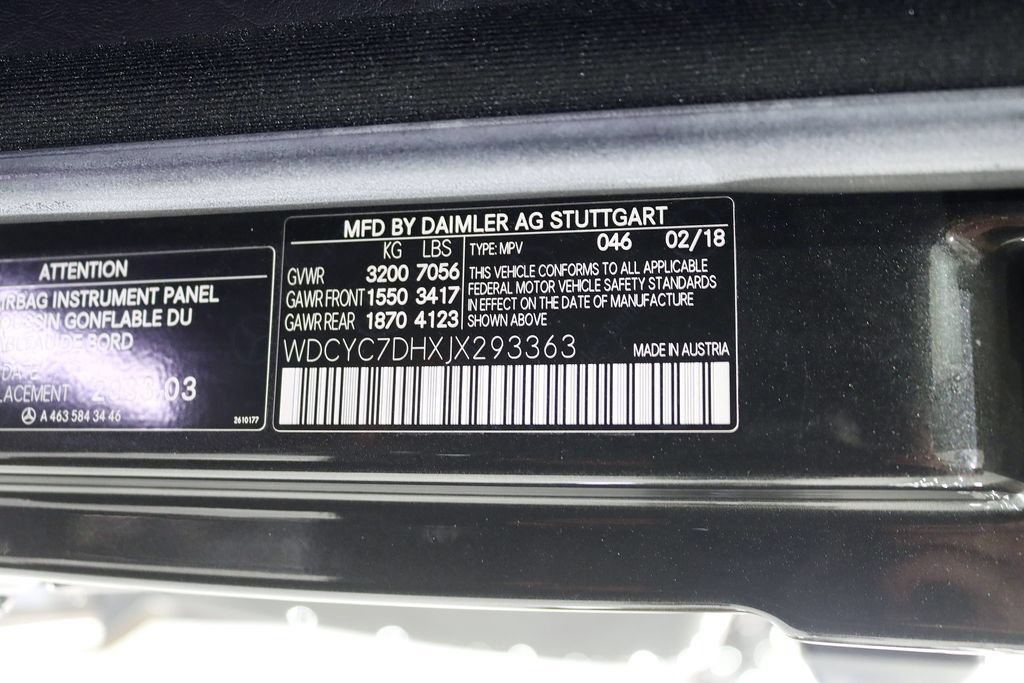 Used 2018 Mercedes-Benz G 63 AMG 4MATIC image 40
