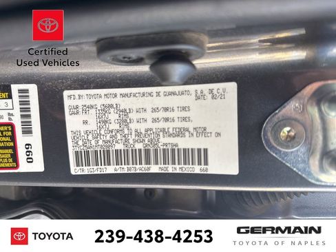 Certified 2021 Toyota Tacoma TRD Off-Road image 23