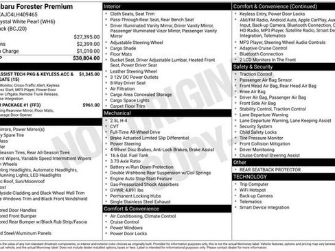 Used 2020 Subaru Forester Premium image 36