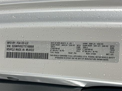 New 2026 RAM ProMaster 3500 image 19