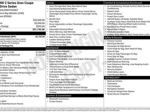 Used 2021 BMW M235i xDrive Gran Coupe w/ Premium Package image 10