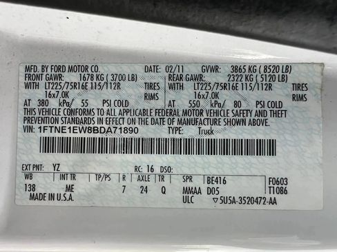 Used 2011 Ford E-150 and Econoline 150 w/ PWR Group RWD image 32