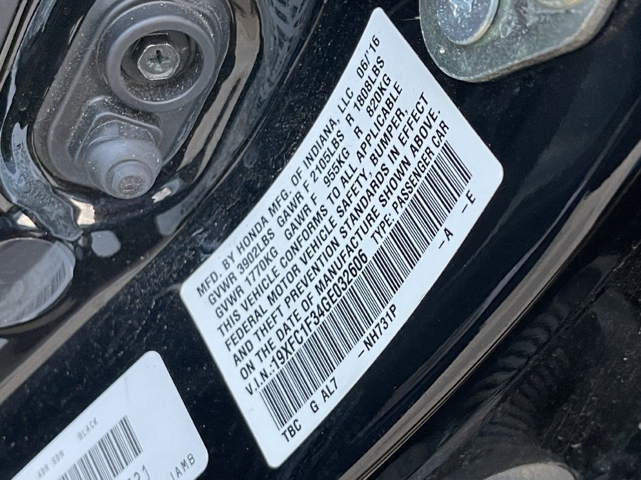 Used 2016 Honda Civic EX-T image 10