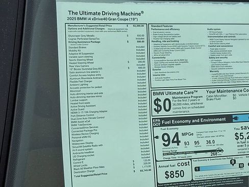 Used 2025 BMW i4 xDrive40i w/ Driving Assistance Package image 29