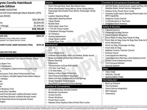 Used 2025 Toyota Corolla Hatchback w/ SE Package FWD image 6