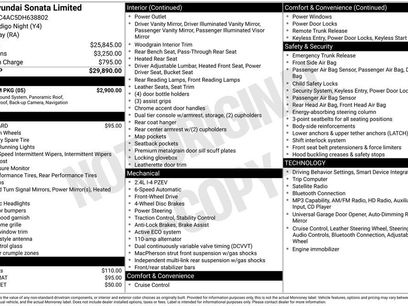 Used 2013 Hyundai Sonata Limited w/ Premium Pkg