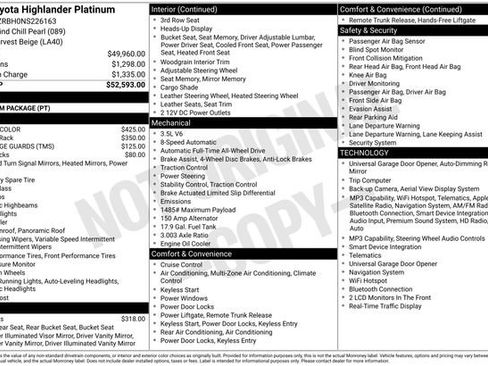 Used 2022 Toyota Highlander Platinum AWD/4WD image 24