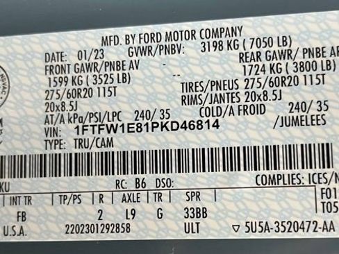 Used 2023 Ford F150 XLT w/ Equipment Group 302A High AWD/4WD image 60