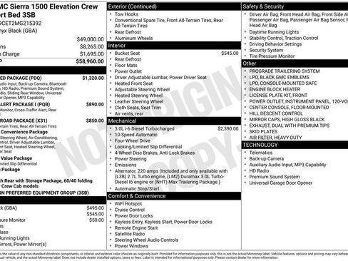 Used 2021 GMC Sierra 1500 Elevation w/ Preferred Package AWD/4WD image 4