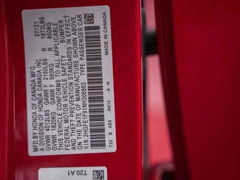 Used 2022 Honda Civic Touring image 36