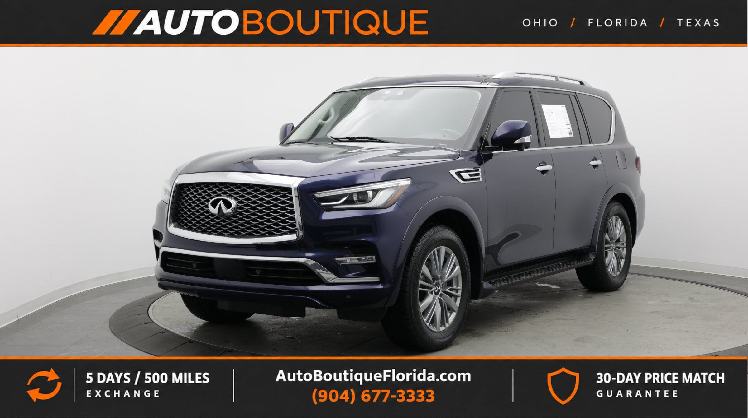 Used 2021 INFINITI QX80 Luxe RWD image 1