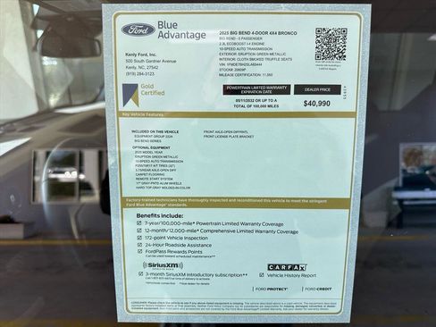 Certified 2025 Ford Bronco Big Bend image 5